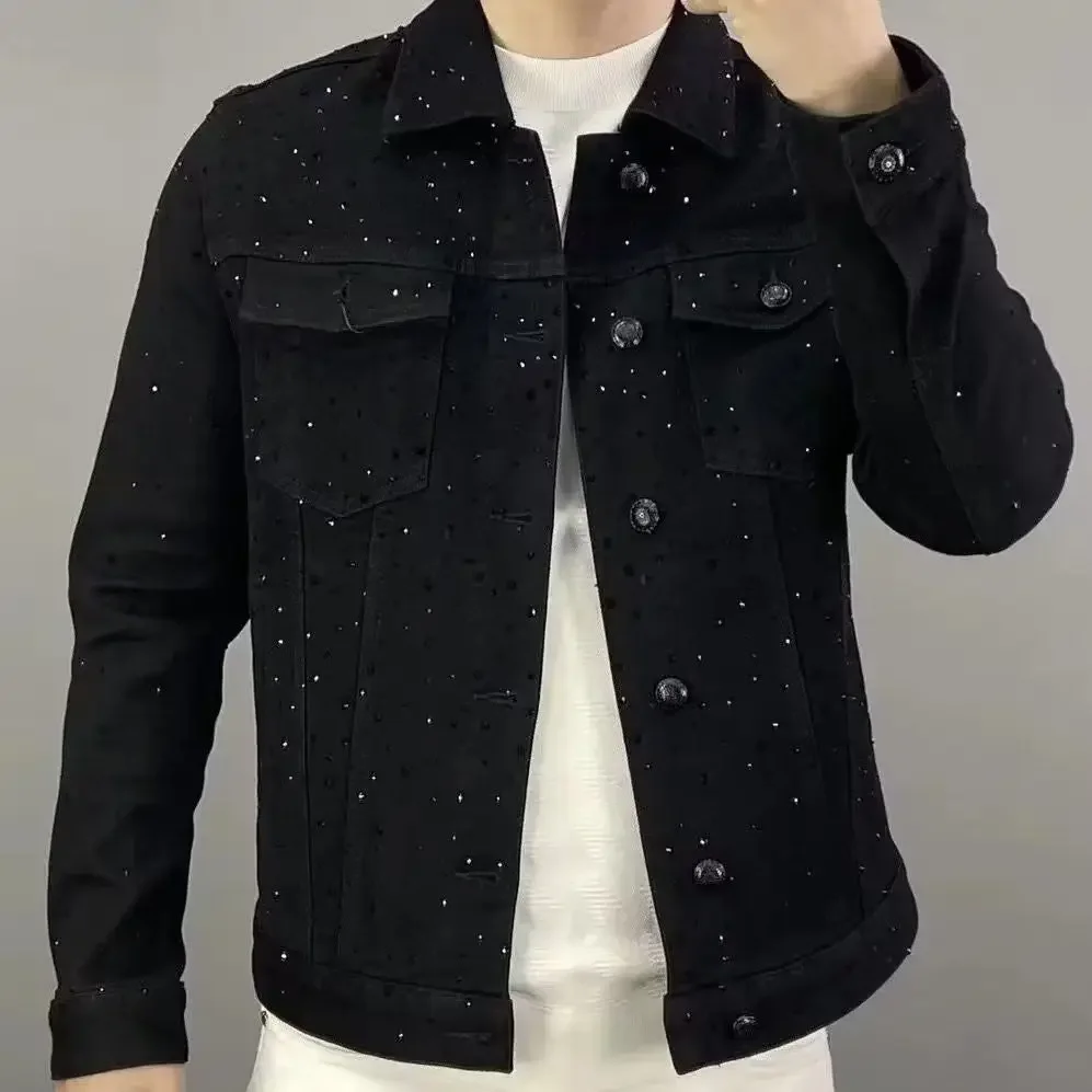Sewing Jackets - Jeans Coat for Men Button Casual