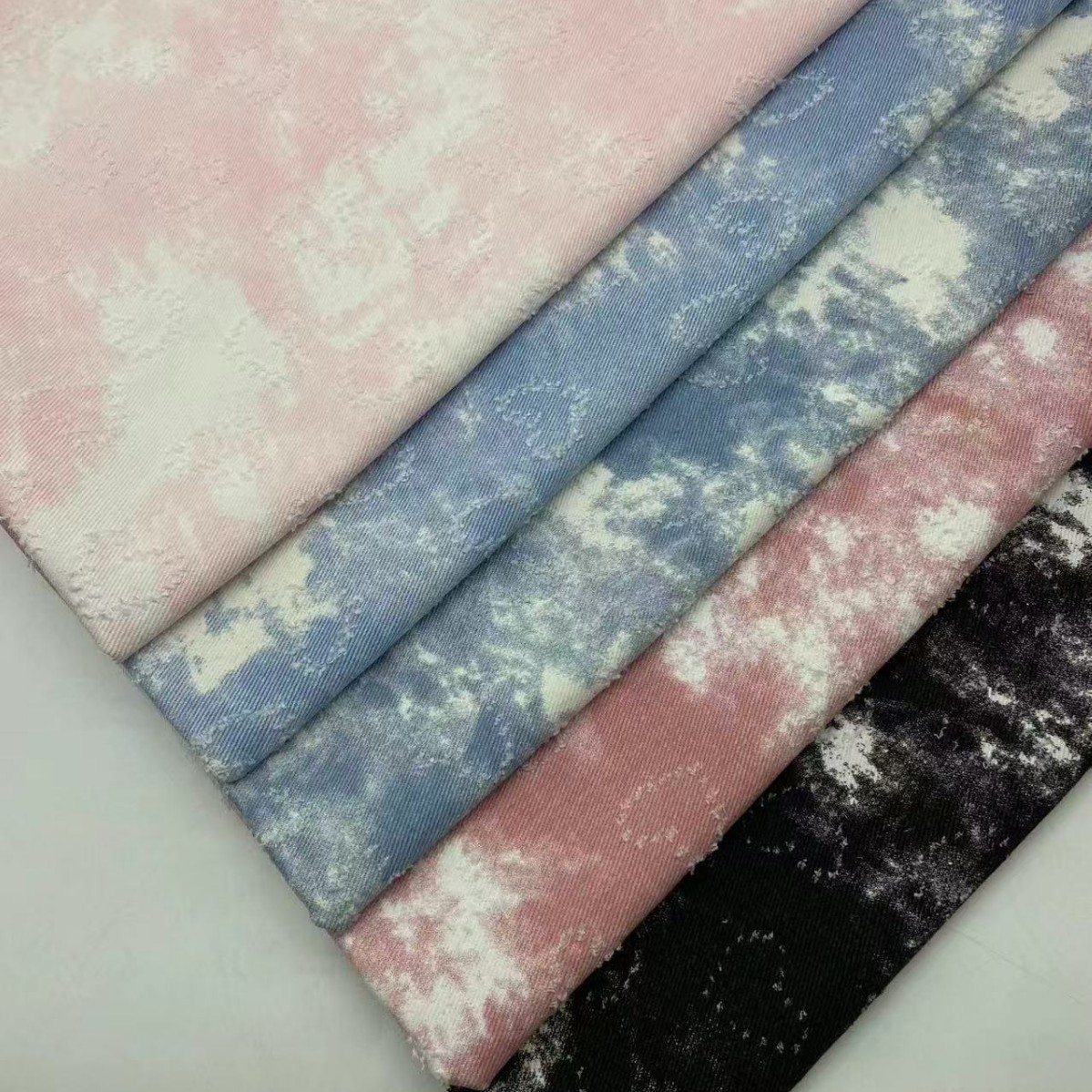 Sewing Tie Dye - Blue Sky White Clouds Tie Dye