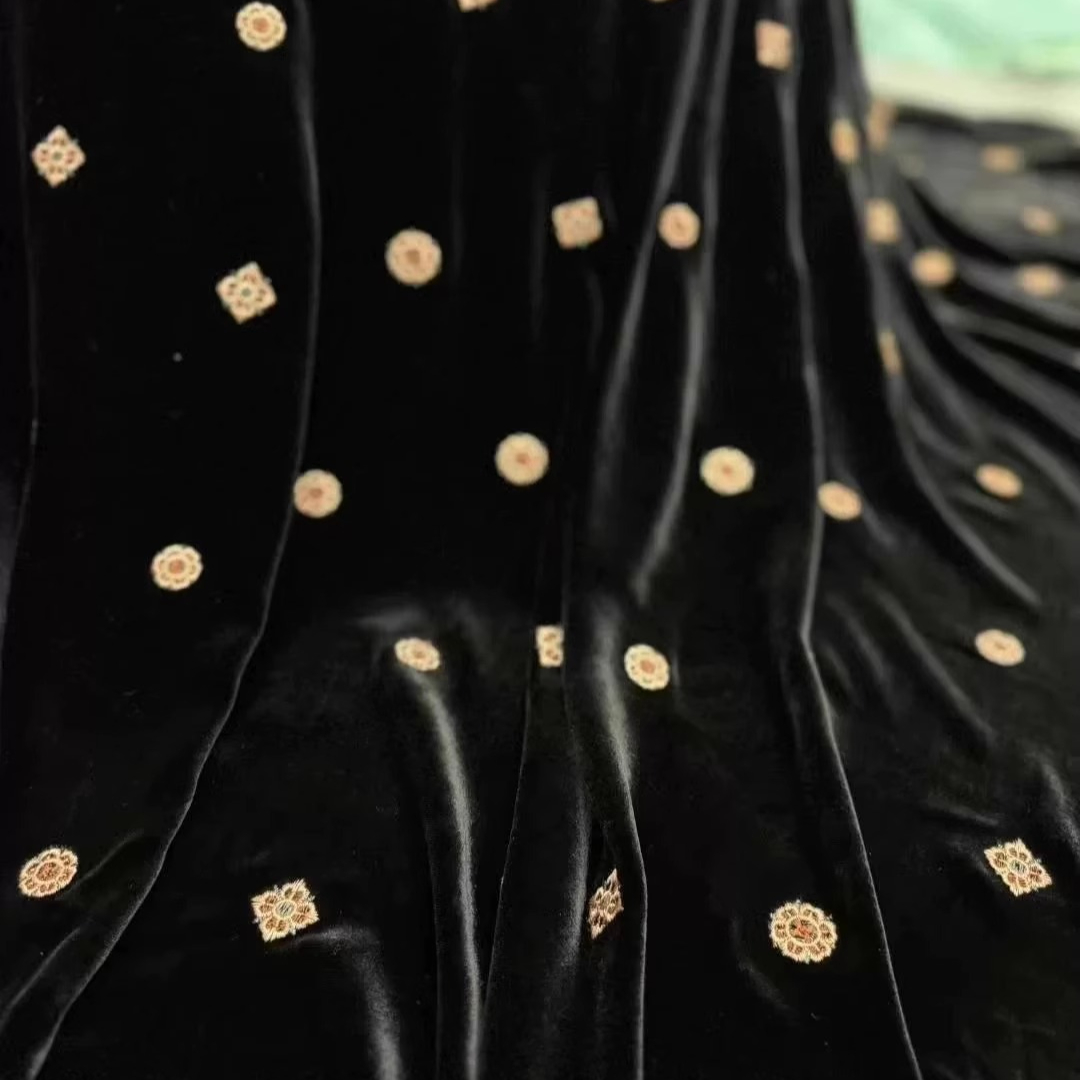 135CM Wide Black Green Embroid - Sewing Jackets ulasan dan harga