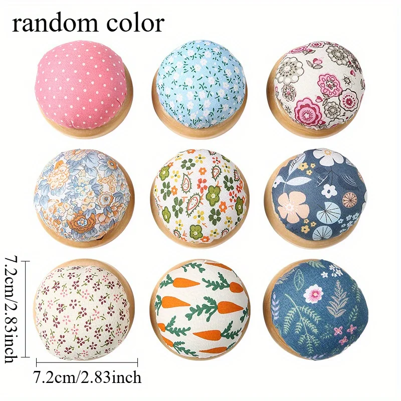 Charming Wood-Base Pin Cushion - Sewing Pin Cushion ulasan dan harga