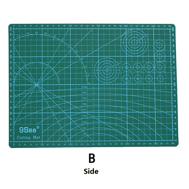 30cm*22cm A4 Green Dual-Side G - Cutting Mat Self Heal ulasan dan harga