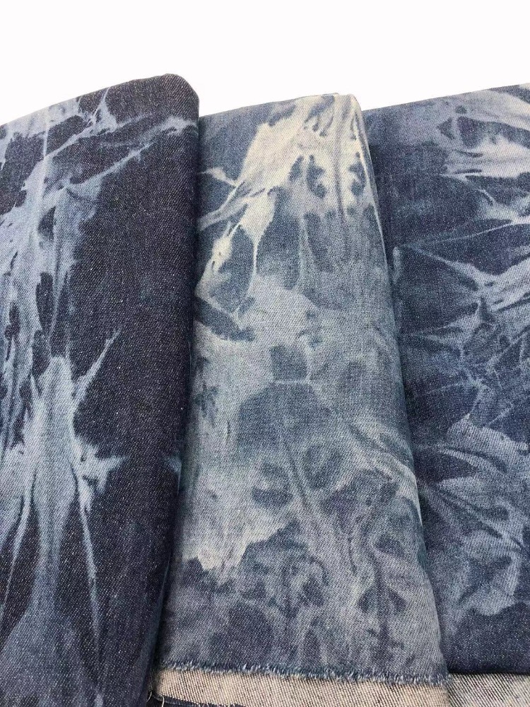 Tie-dye Denim Fabric By The Me - Sewing Tie Dye ulasan dan harga