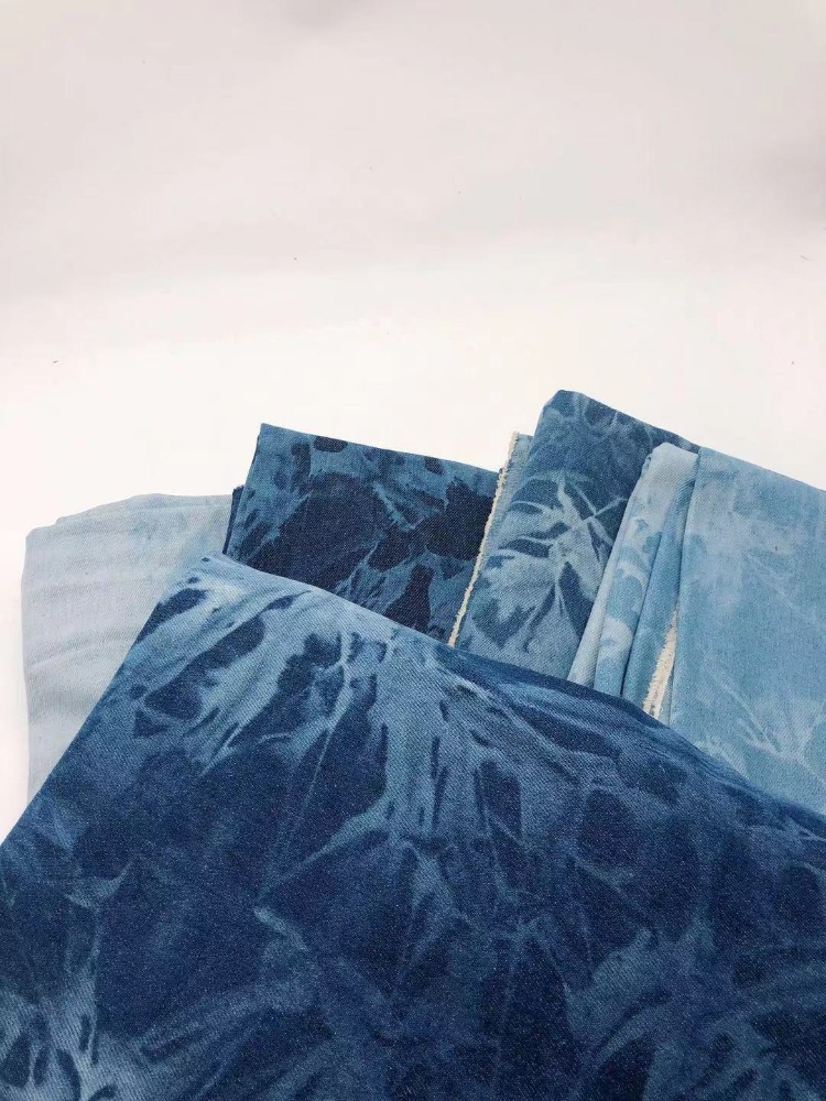 Tie-dye Denim Fabric By The Me - Sewing Tie Dye ulasan dan harga