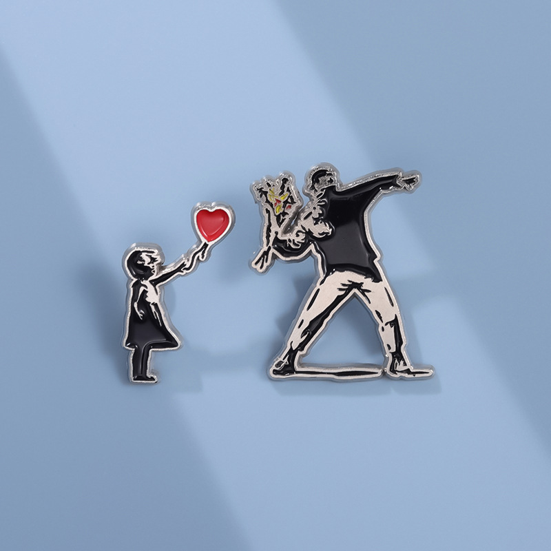 5 Styles Sculpture Enamel Pins - Sewing Labels ulasan dan harga