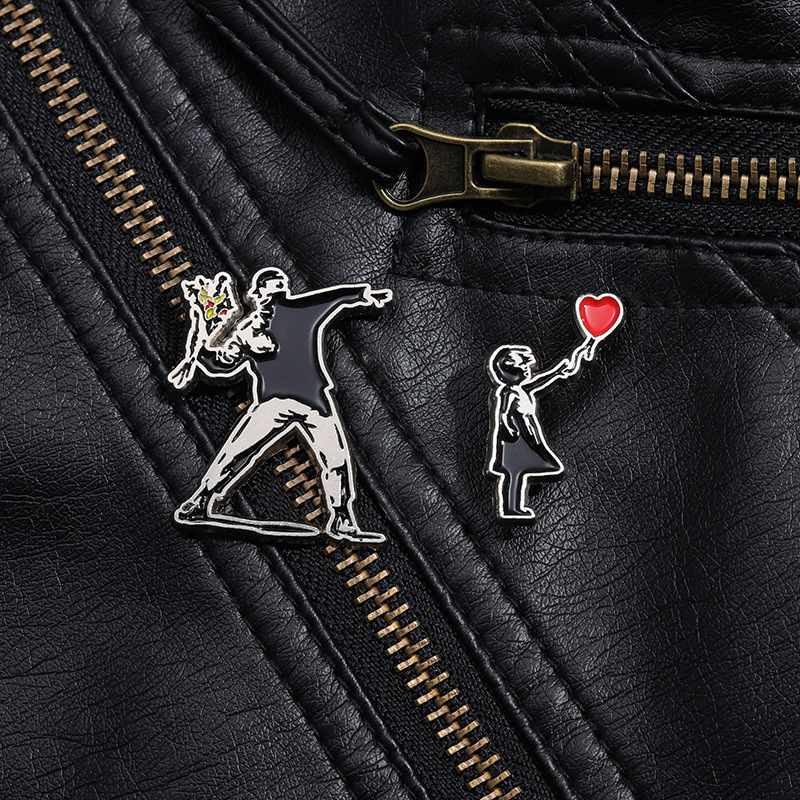 5 Styles Sculpture Enamel Pins - Sewing Labels ulasan dan harga