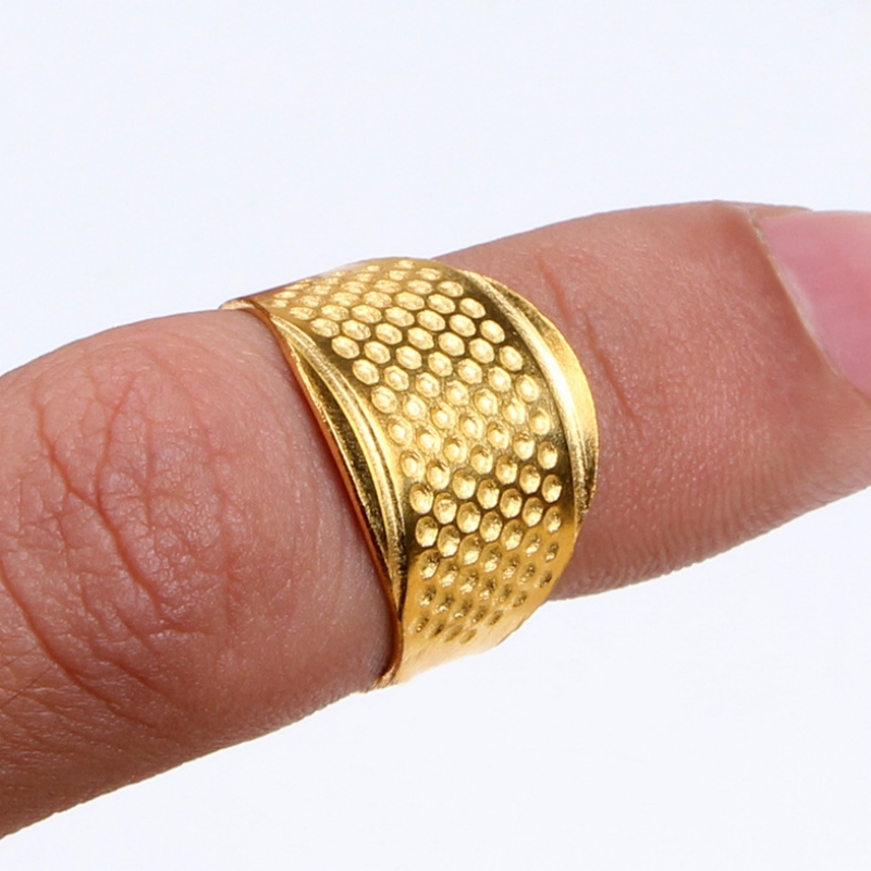 3Pcs Thimble Metal Sewing Thim - Sewing Pin Cushion ulasan dan harga