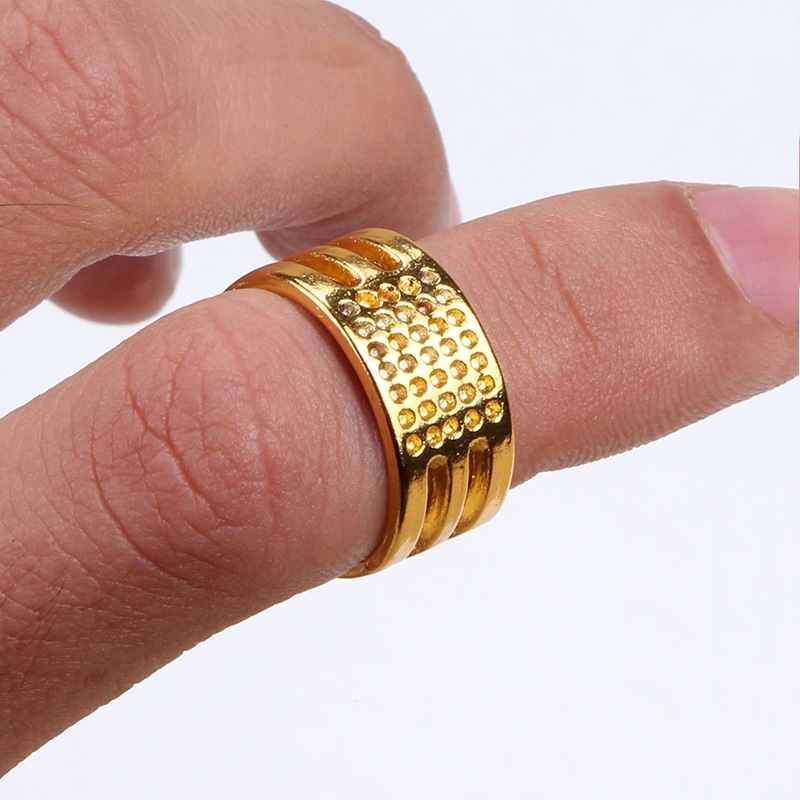 3Pcs Thimble Metal Sewing Thim - Sewing Pin Cushion ulasan dan harga