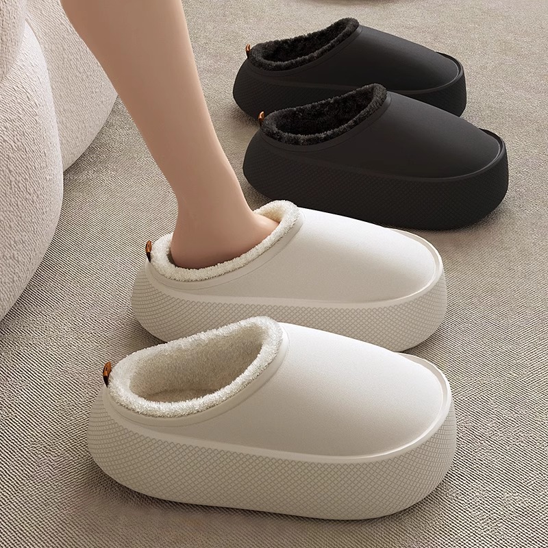 Winter Thick-Soled EVA Slipper - Sewing Fleece ulasan dan harga