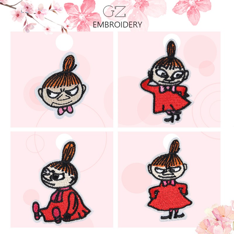 Moomin Cute Cartoon Embroidere - Sewing Repair ulasan dan harga