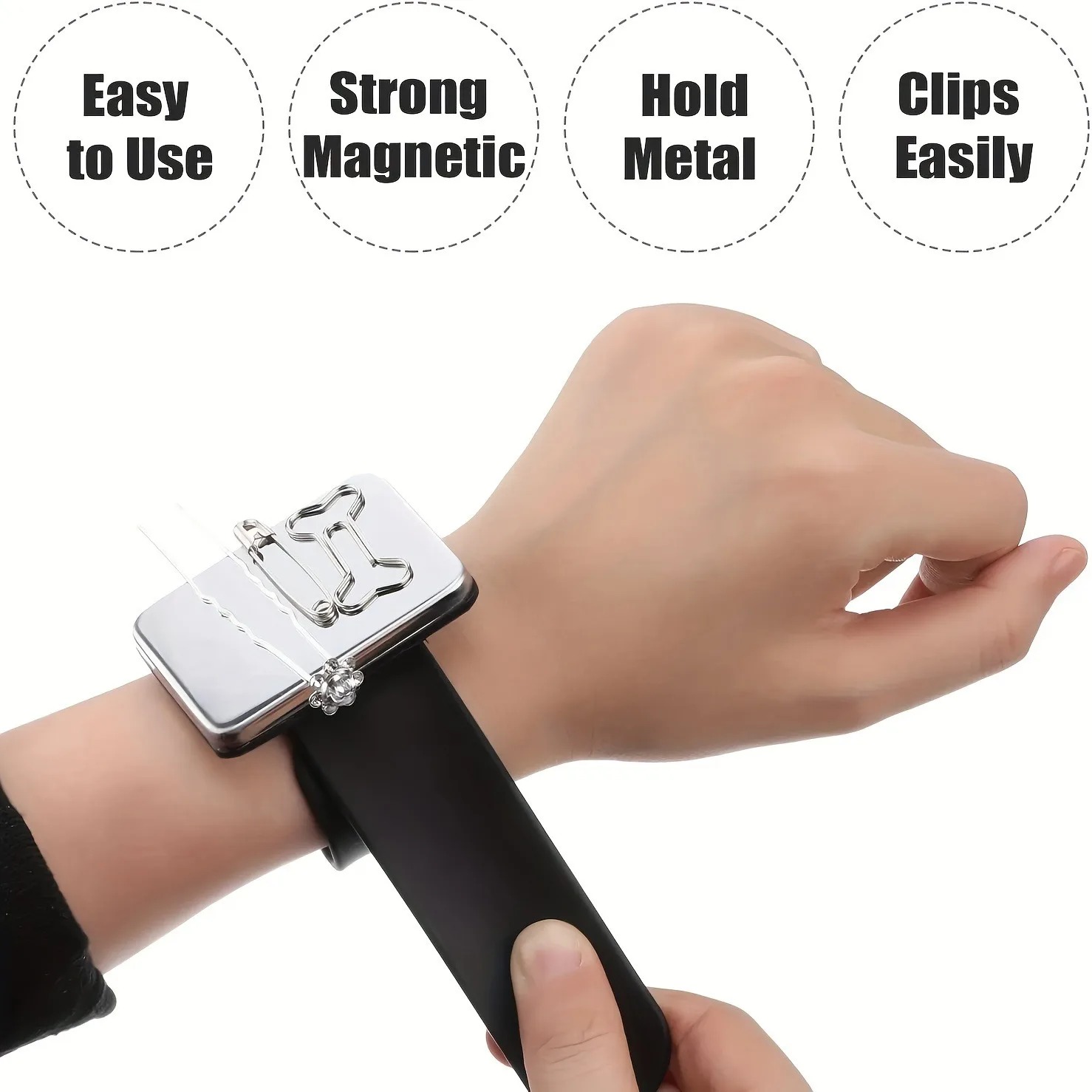 Magnetic Wrist Sewing Pincushi - Sewing Pin Cushion ulasan dan harga
