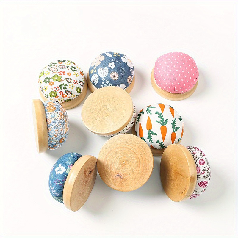 1Pc Ramdon Color Wood Stand Cl - Sewing Pin Cushion ulasan dan harga
