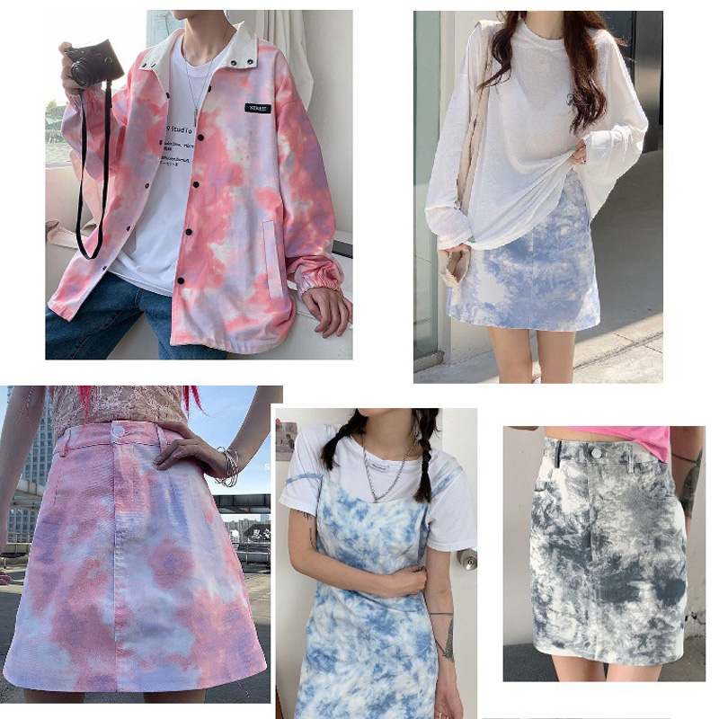 100*150cm Color Tie Dye Washed - Sewing Tie Dye ulasan dan harga
