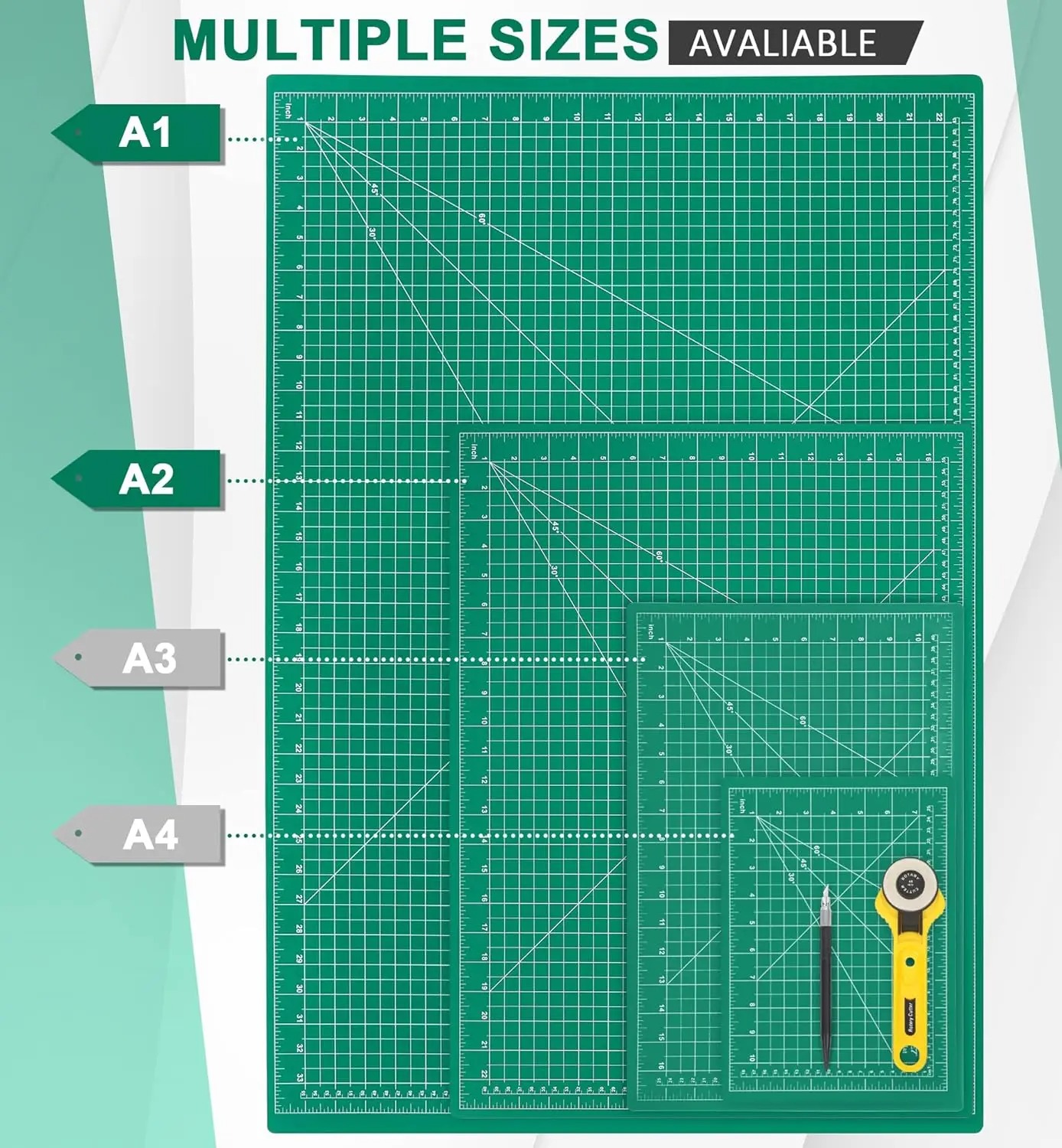 A2 A3 A4 A5 PVC Cutting Mat Do - Cutting Mat Self Heal ulasan dan harga