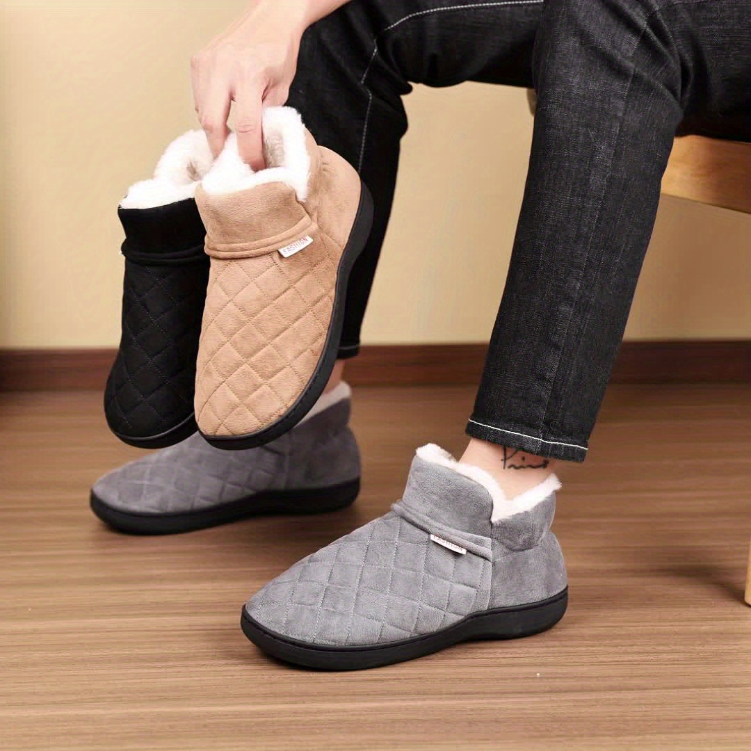Unisex Winter Cotton Slippers  - Sewing Fleece ulasan dan harga