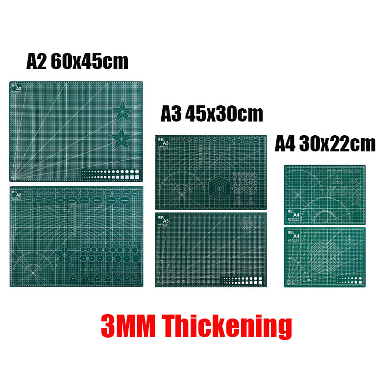A2 A3 A4 PVC Cutting Mat Pad D - Cutting Mat Self Heal ulasan dan harga