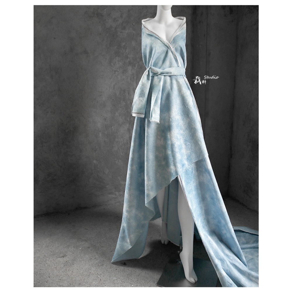 3D Pulse Pattern Tie-dye Blue  - Sewing Tie Dye ulasan dan harga