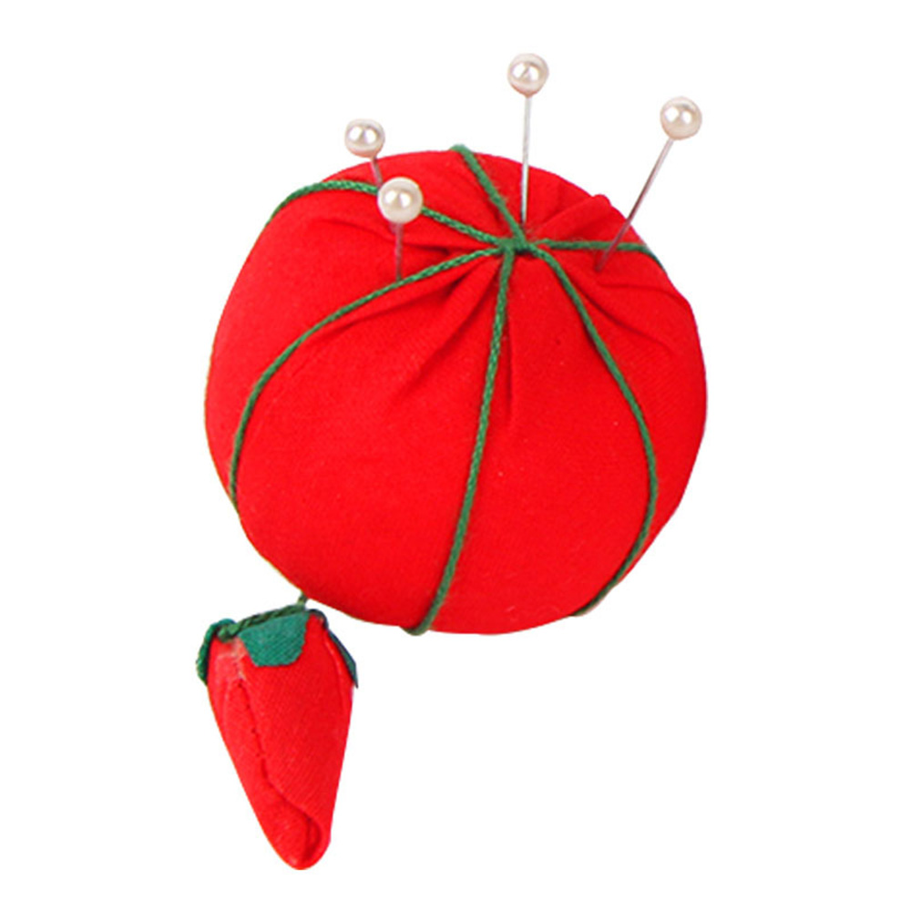 1PC Lovely Tomato Ball Shape N - Sewing Pin Cushion ulasan dan harga