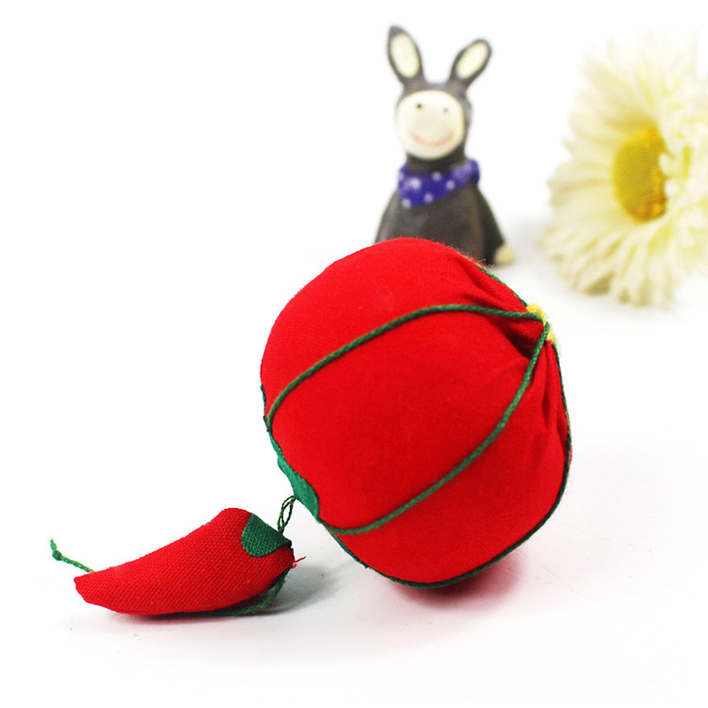 1PC Lovely Tomato Ball Shape N - Sewing Pin Cushion ulasan dan harga