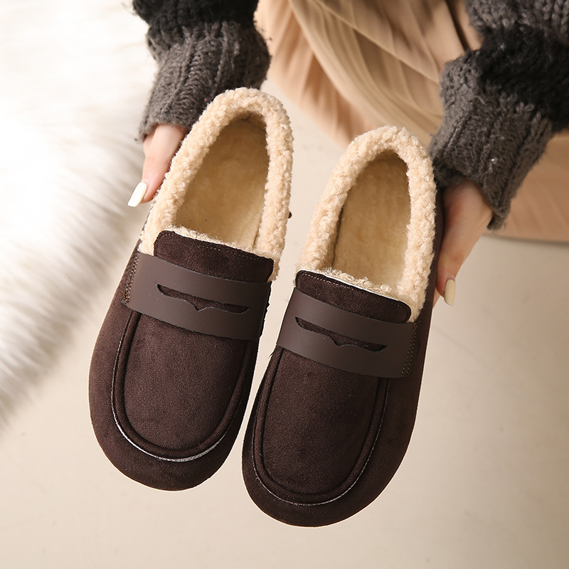 Soft-soled Fleece Warm Women's - Sewing Fleece ulasan dan harga