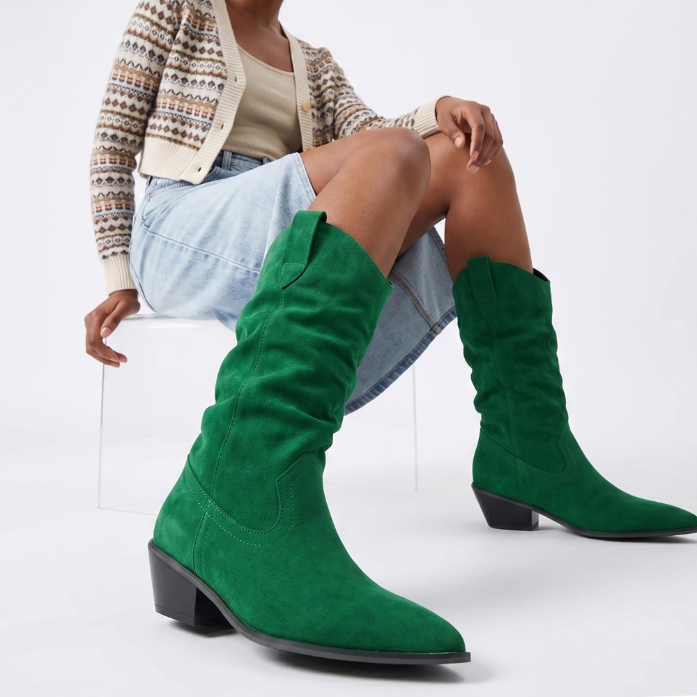 Fall Winter Velvet Short Boots - Sewing Fleece ulasan dan harga