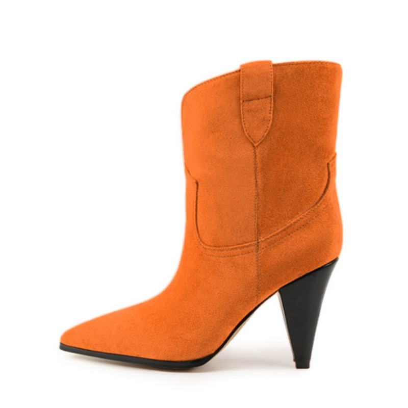 Bicolor Spike Heels Pull On Fa - Sewing Fleece ulasan dan harga