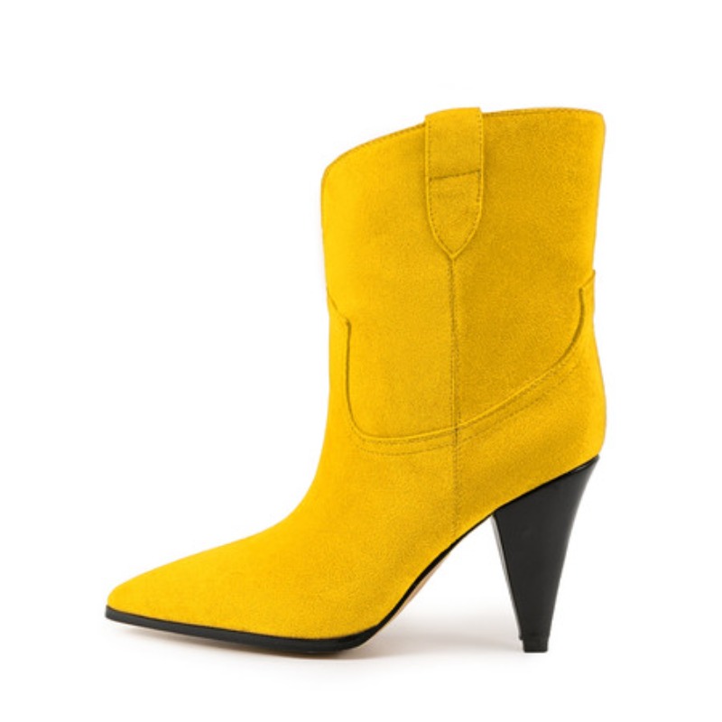 Bicolor Spike Heels Pull On Fa - Sewing Fleece ulasan dan harga