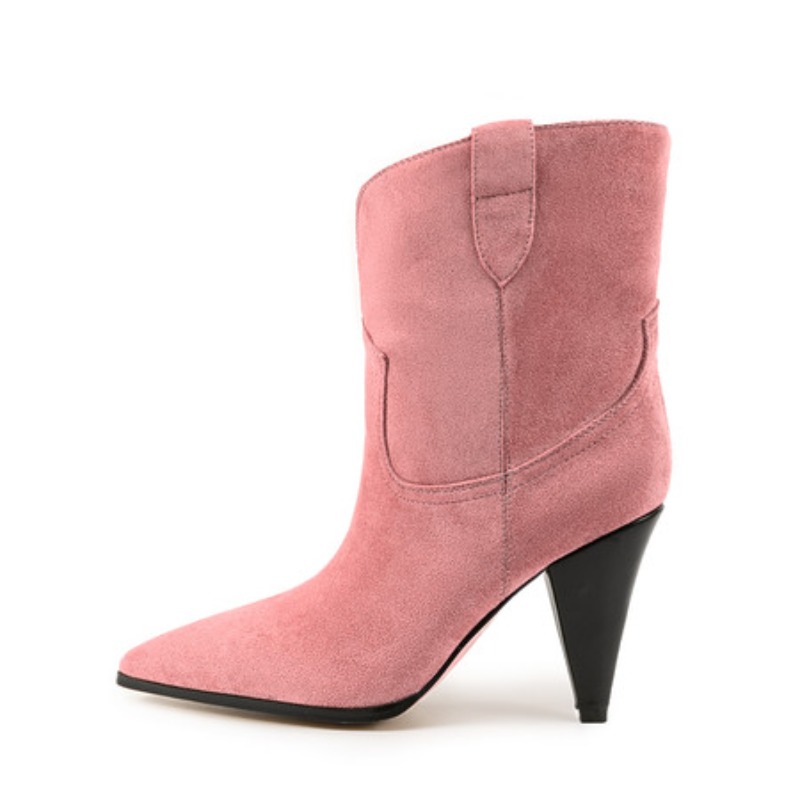 Bicolor Spike Heels Pull On Fa - Sewing Fleece ulasan dan harga